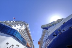 Cruise Ships Moored at Dock