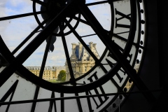 Clock in Musêe d'Orsay, Paris France